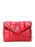Saint Laurent Loulou Puffer Shoulder Bag - Red