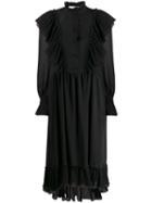 See By Chloé Ruffled Shoulder Dress - Black