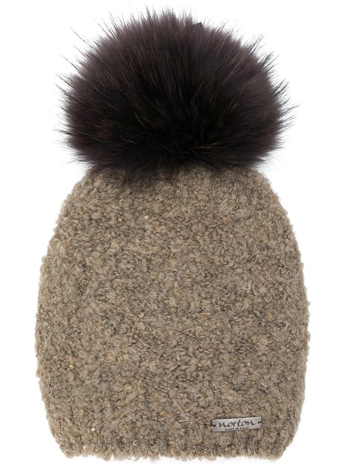 Norton Pom Pom Beanie - Neutrals