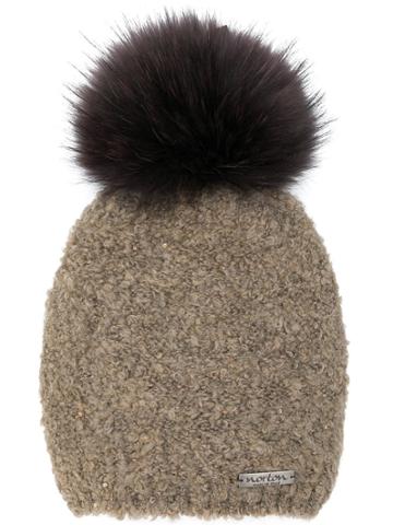 Norton Pom Pom Beanie - Neutrals
