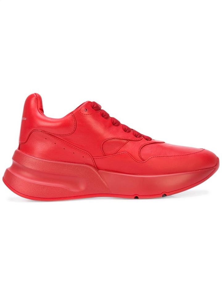 Alexander Mcqueen Oversized Runner Sneakers - Red