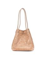 Rejina Pyo Rita Croc-effect Tote Bag - Brown