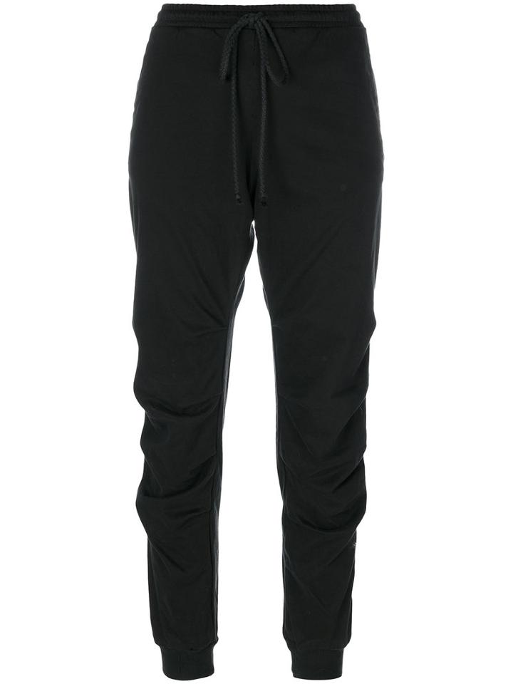 Lost & Found Rooms - Pleated Track Pants - Women - Cotton/spandex/elastane - S, Black, Cotton/spandex/elastane