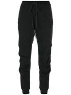 Lost & Found Rooms - Pleated Track Pants - Women - Cotton/spandex/elastane - S, Black, Cotton/spandex/elastane