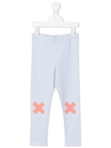 Tiny Cottons - X Print Leggings - Kids - Cotton/spandex/elastane - 8 Yrs, Blue