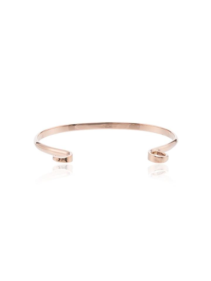 Marla Aaron Hard Hook Bracelet - Metallic