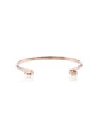 Marla Aaron Hard Hook Bracelet - Metallic