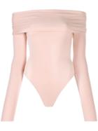 Alexandre Vauthier Fitted Cut-out Bodysuit - Pink