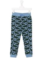 Stella Mccartney Kids Crocodile Print Sweatpants, Boy's, Size: 10 Yrs, Blue