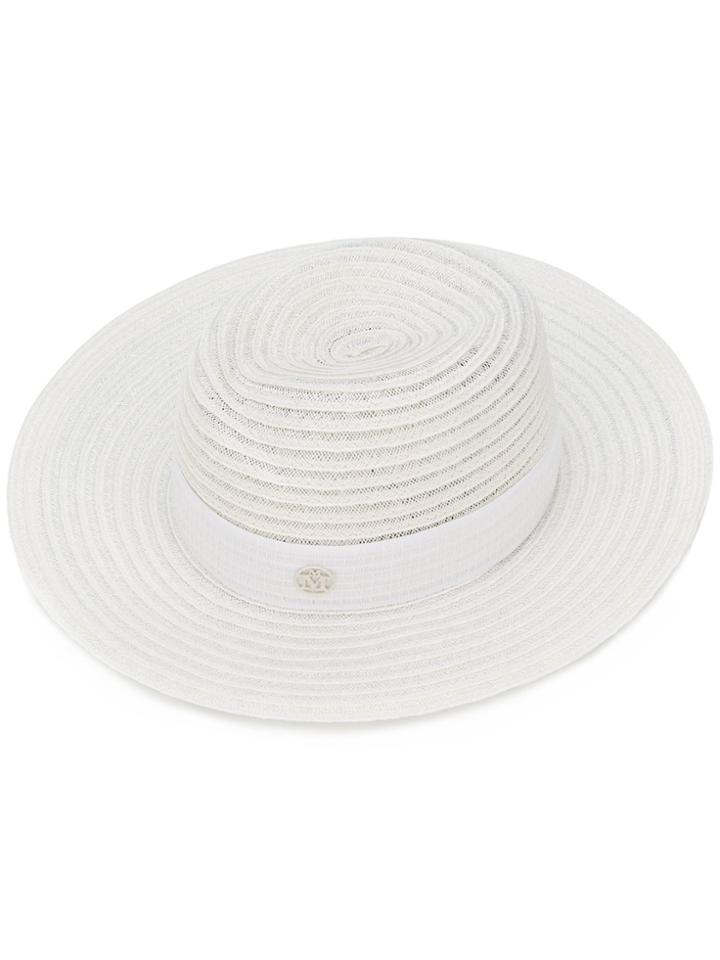 Maison Michel Panama Hat - White
