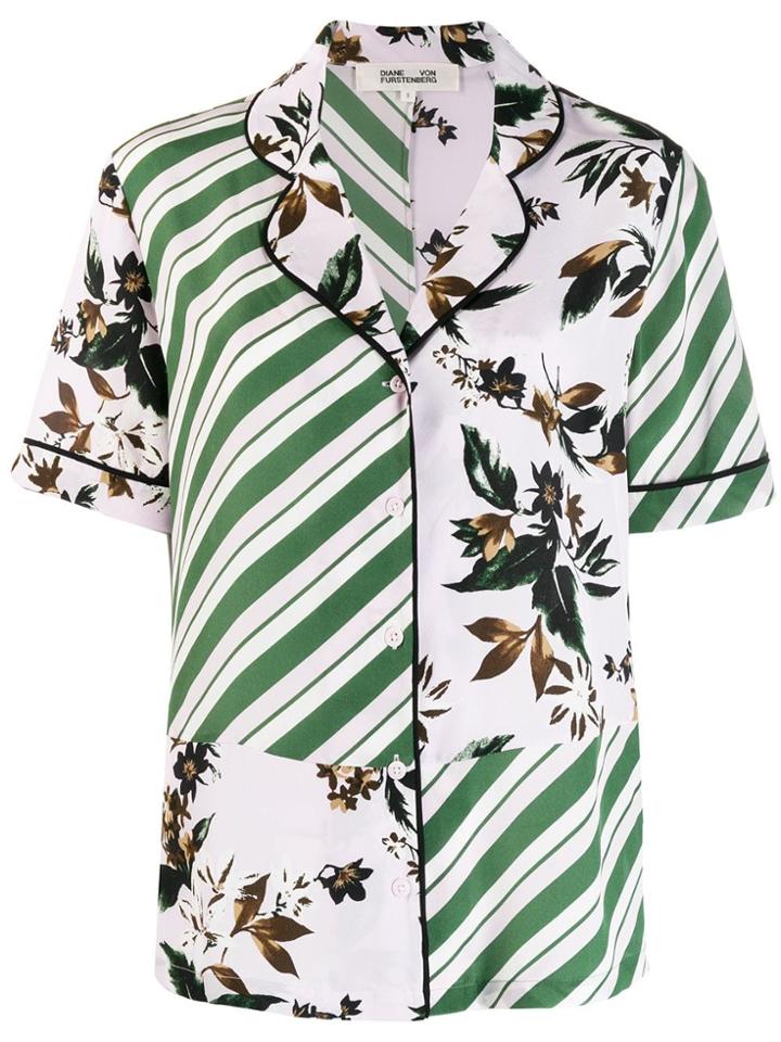 Diane Von Furstenberg Multi-panel Shirt - Pink