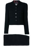 Chanel Vintage Long Sleeve Setup Suit - Black