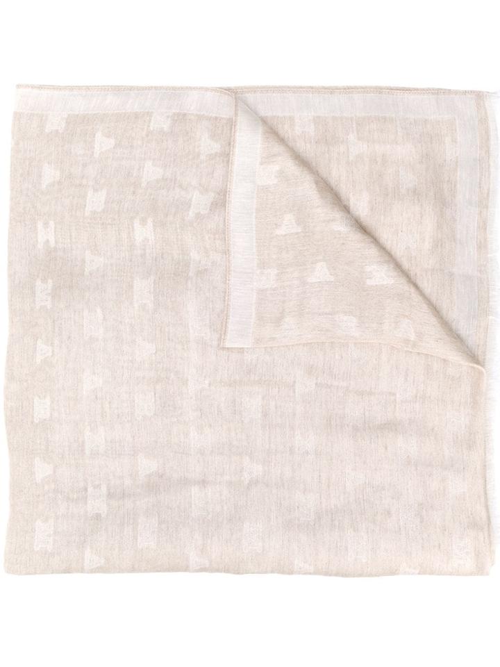 Max Mara Off White Scarf - Neutrals