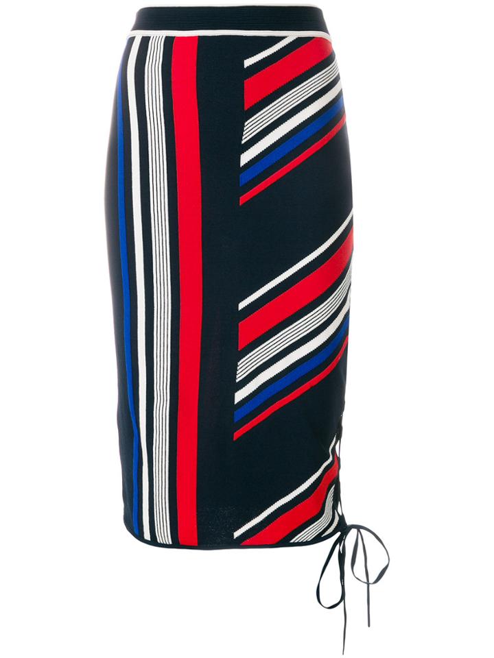 Tommy Hilfiger Gigi Hadid Striped Pencil Skirt - Multicolour