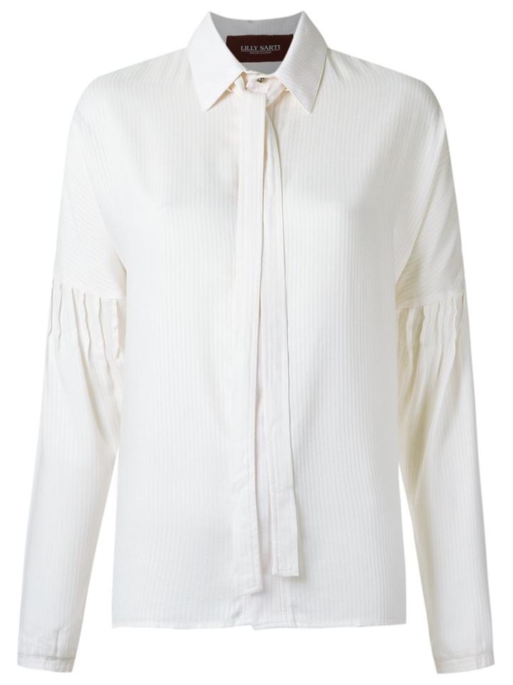 Long Sleeves Shirt, Women's, Size: 36, White, Viscose, Lilly Sarti