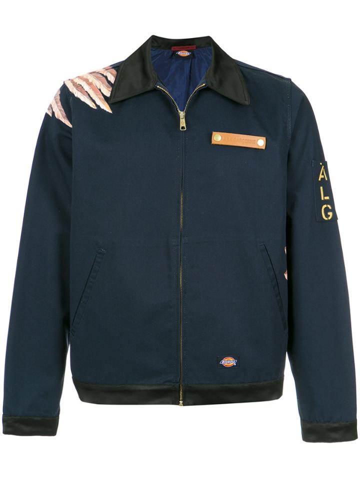 À La Garçonne Bird Print Jacket - Blue
