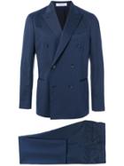 Boglioli Double Breasted Formal Suit - Blue