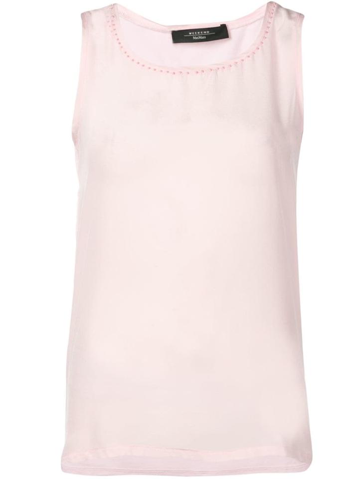 Weekend Max Mara Bead Embellished Top - Pink