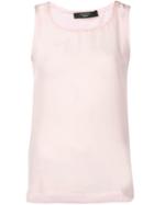 Weekend Max Mara Bead Embellished Top - Pink