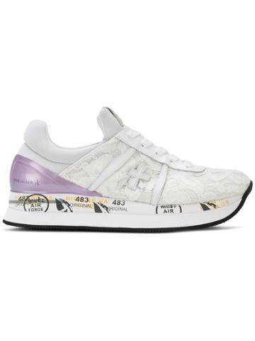 White Premiata Liz Sneakers