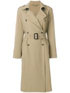 Etro Embroidered Trench Coat - Brown