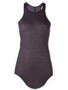 Curved Hem Tank Top - Women - Silk/viscose - 44, Pink/purple, Silk/viscose, Rick Owens