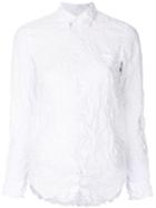 Junya Watanabe Comme Des Garçons Crumpled Effect Shirt - White