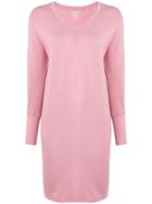 Majestic Filatures V-neck Dress - Pink & Purple