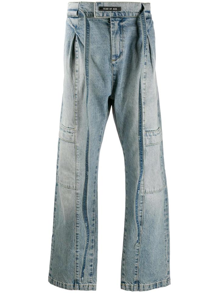 Fear Of God Vintage Indigo Straight Jeans - Blue