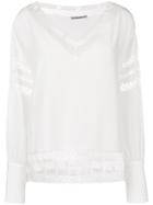 Ermanno Scervino Lace Detail Blouse - White