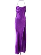 Attico - Leticia Dress - Women - Viscose - 3, Pink/purple, Viscose