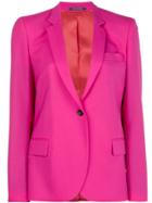 Ps By Paul Smith Classic Single-breasted Blazer - Pink & Purple