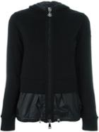 Moncler Layered Hooded Cardigan