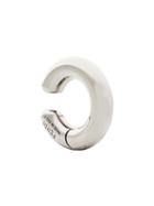 Fendi Logo Coin Ear Cuff - Silver