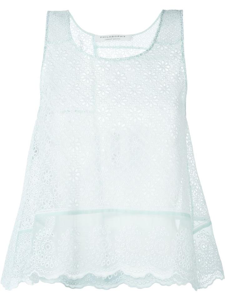 Philosophy Di Lorenzo Serafini Broderie Anglaise Top