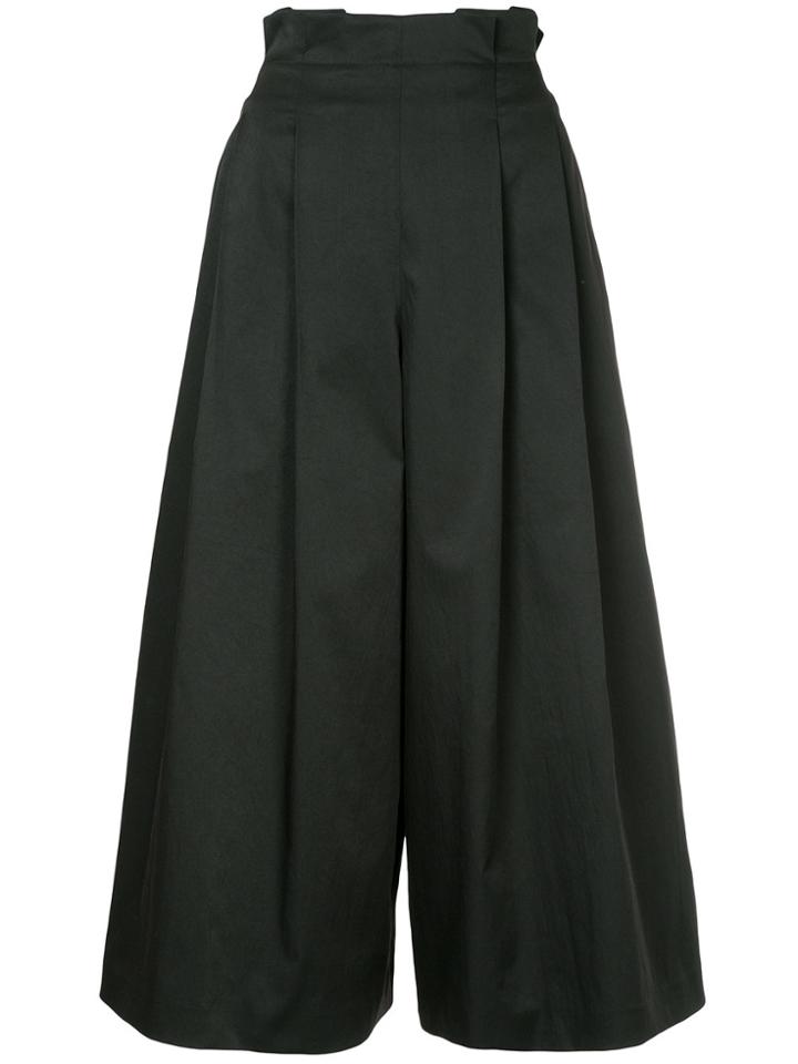 Astraet High-waist Culottes - Black