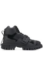 Dolce & Gabbana Trekking Logo Strap Boots - Black