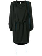 Loewe Corded Balloon Sleeve Mini Dress - Black