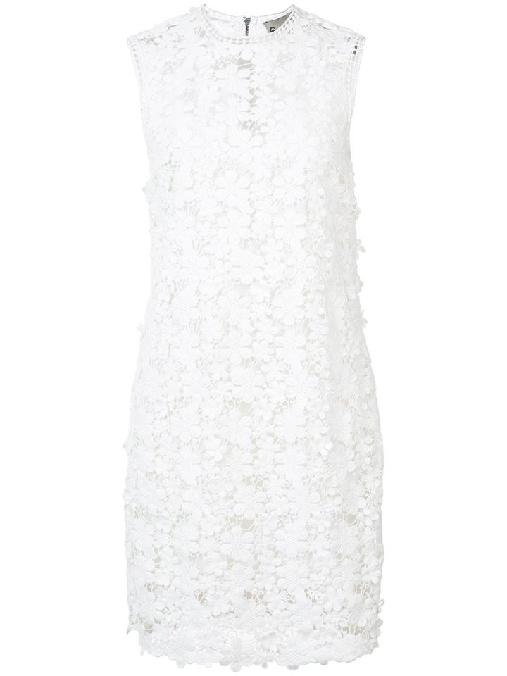 Sea Lace Shift Dress, Women's, Size: 6, White, Cotton