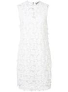 Sea Lace Shift Dress, Women's, Size: 6, White, Cotton