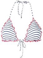 Mc2 Saint Barth - Sagittarius Bikini Top - Women - Polyamide/spandex/elastane - L, White, Polyamide/spandex/elastane