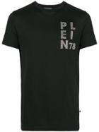 Philipp Plein Rhinestone Logo T-shirt - Black