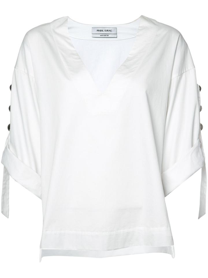 Prabal Gurung Tunic Blouse - White