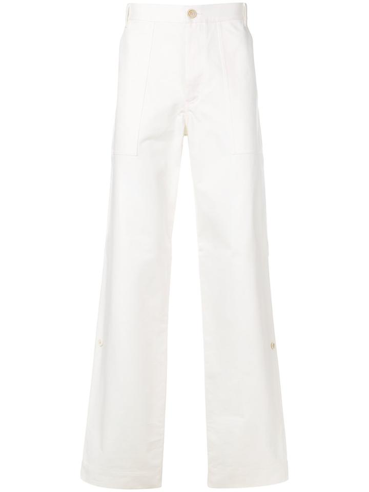 Calvin Klein 205w39nyc Wide Leg Jeans - White