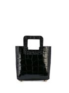 Staud Mini Embossed Tote Bag - Black