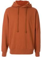 Factotum Cotton Long Sleeved Hoodie - Brown