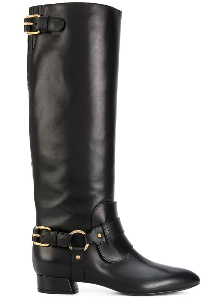 Casadei Buckle-embellished Boots - Black