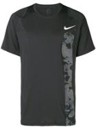 Nike Camouflage Print Detail T-shirt - Black