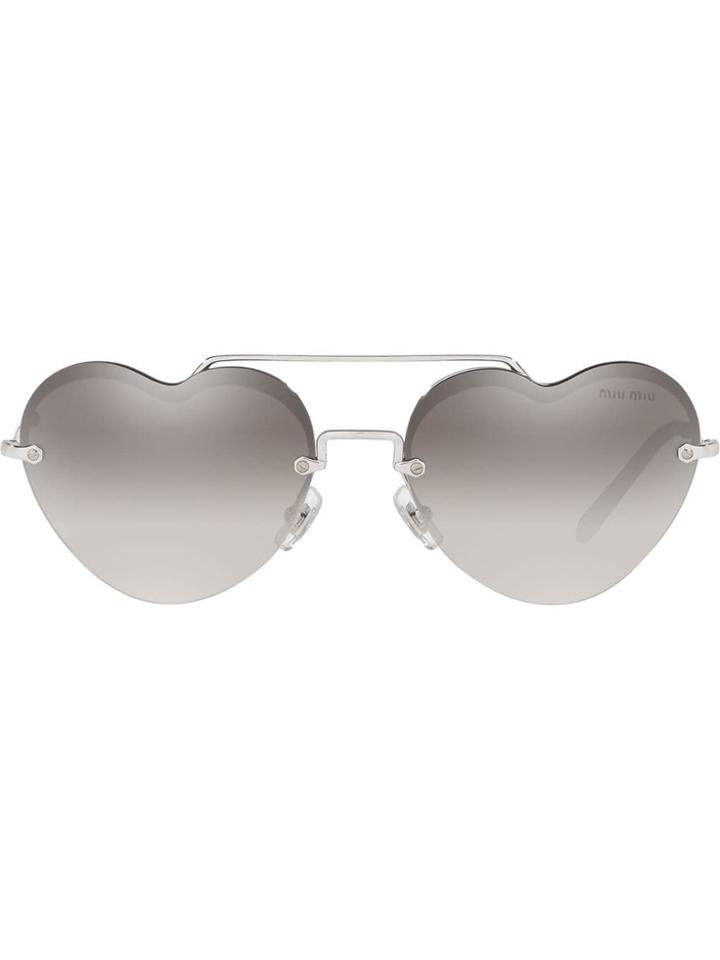 Miu Miu Eyewear Noir Sunglasses - Grey