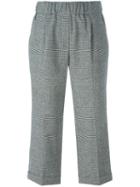 Brunello Cucinelli Cropped Trousers, Women's, Size: 44, Black, Polyester/spandex/elastane/acetate/virgin Wool